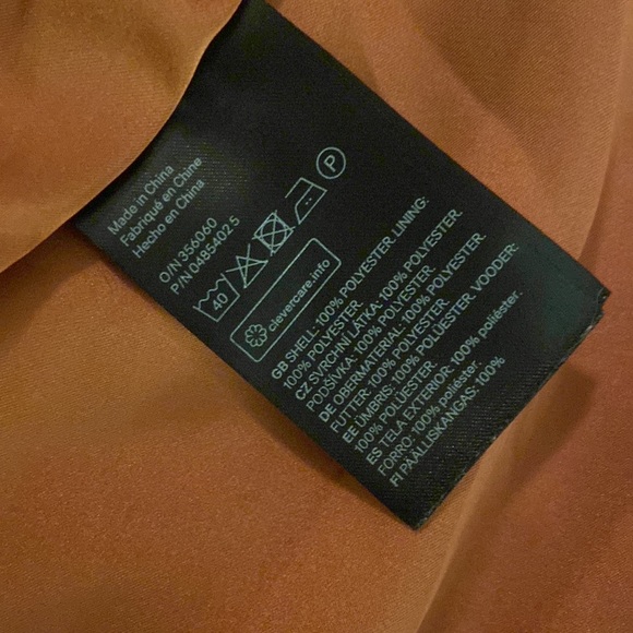 Satin effect bomber jacket size 6/Small - Picture 11 of 11